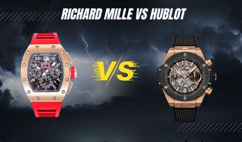 hublot vs richard mille|richard mille cheapest price.